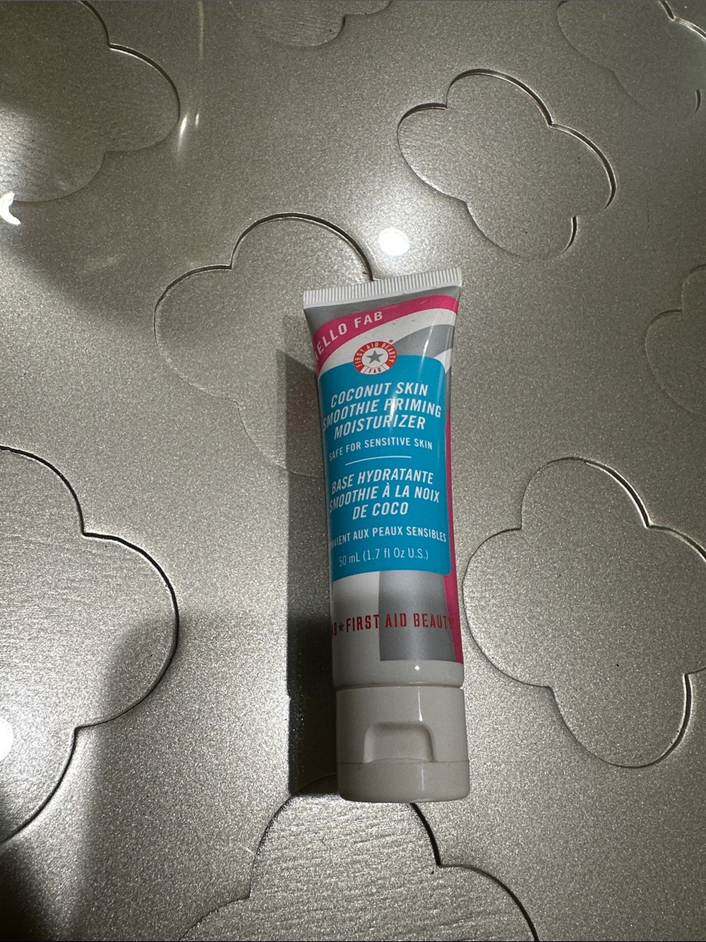 First Aid Beauty Coconut Skin Smoothing Firming Moisturizer - Teal & Pink